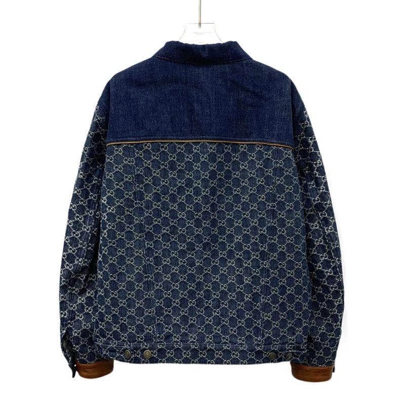 Gucci Gucci Blue Logo Denim Jacket Size US XS / EU 42 / 0 - 2 Thumbnail
