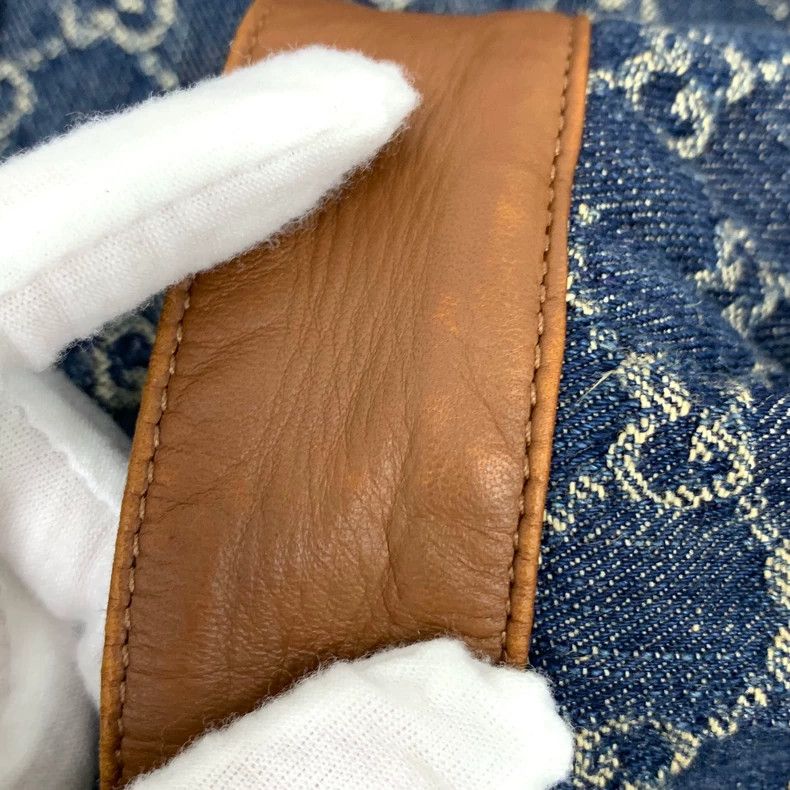 Gucci Gucci Blue Logo Denim Jacket Size US XS / EU 42 / 0 - 9 Thumbnail