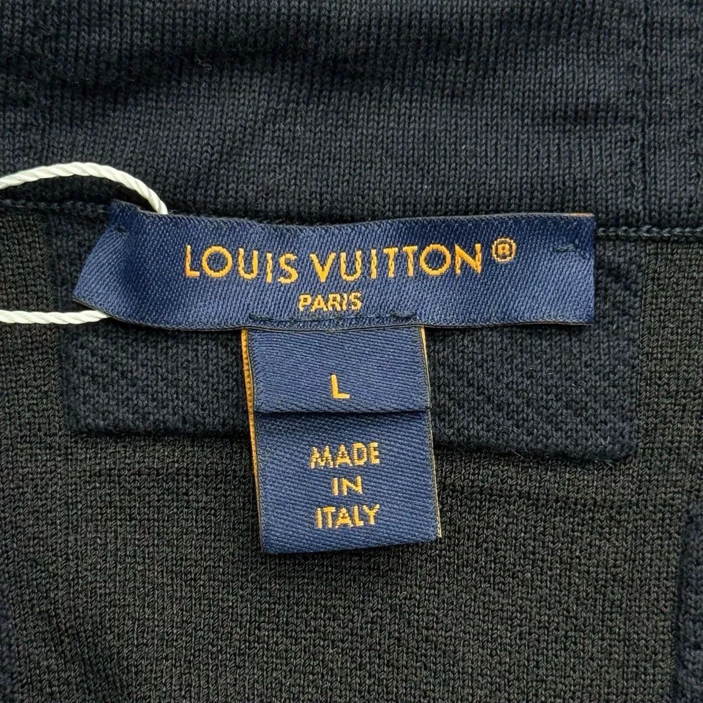 Louis Vuitton LV Blue Monogram Silk Cotton Jacket Size US L / EU 52-54 / 3 - 5 Thumbnail
