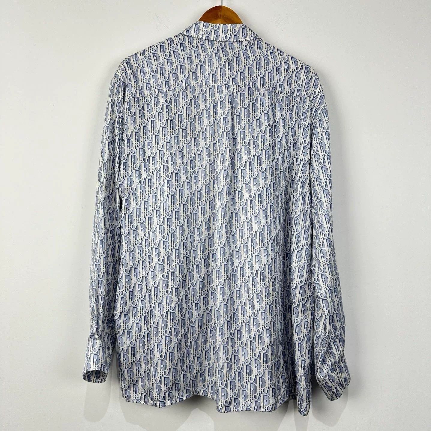 Dior dior logo silk long sleeve shirt Size US S / EU 44-46 / 1 - 2 Thumbnail