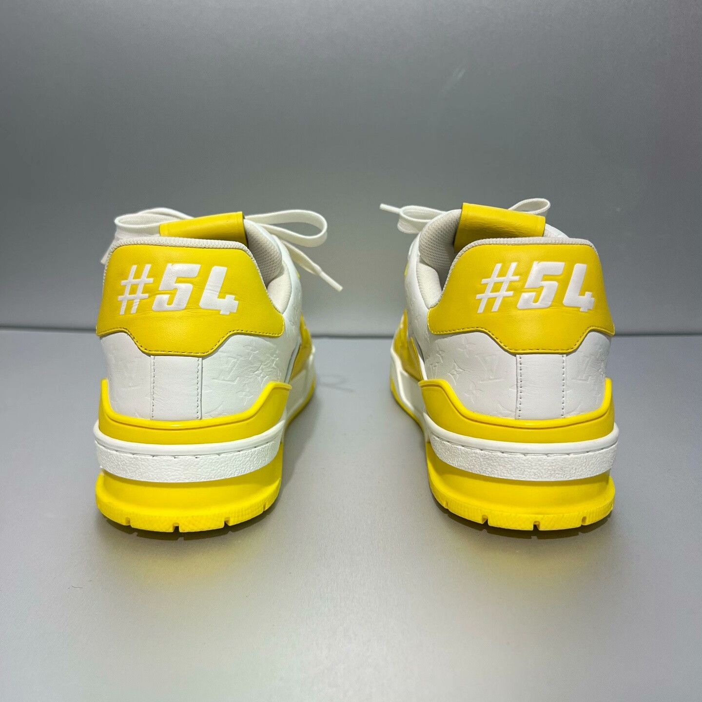 Louis Vuitton Louis Vuitton Trainer White Yellow Sneakers Size US 8.5 / EU 41-42 - 5 Thumbnail