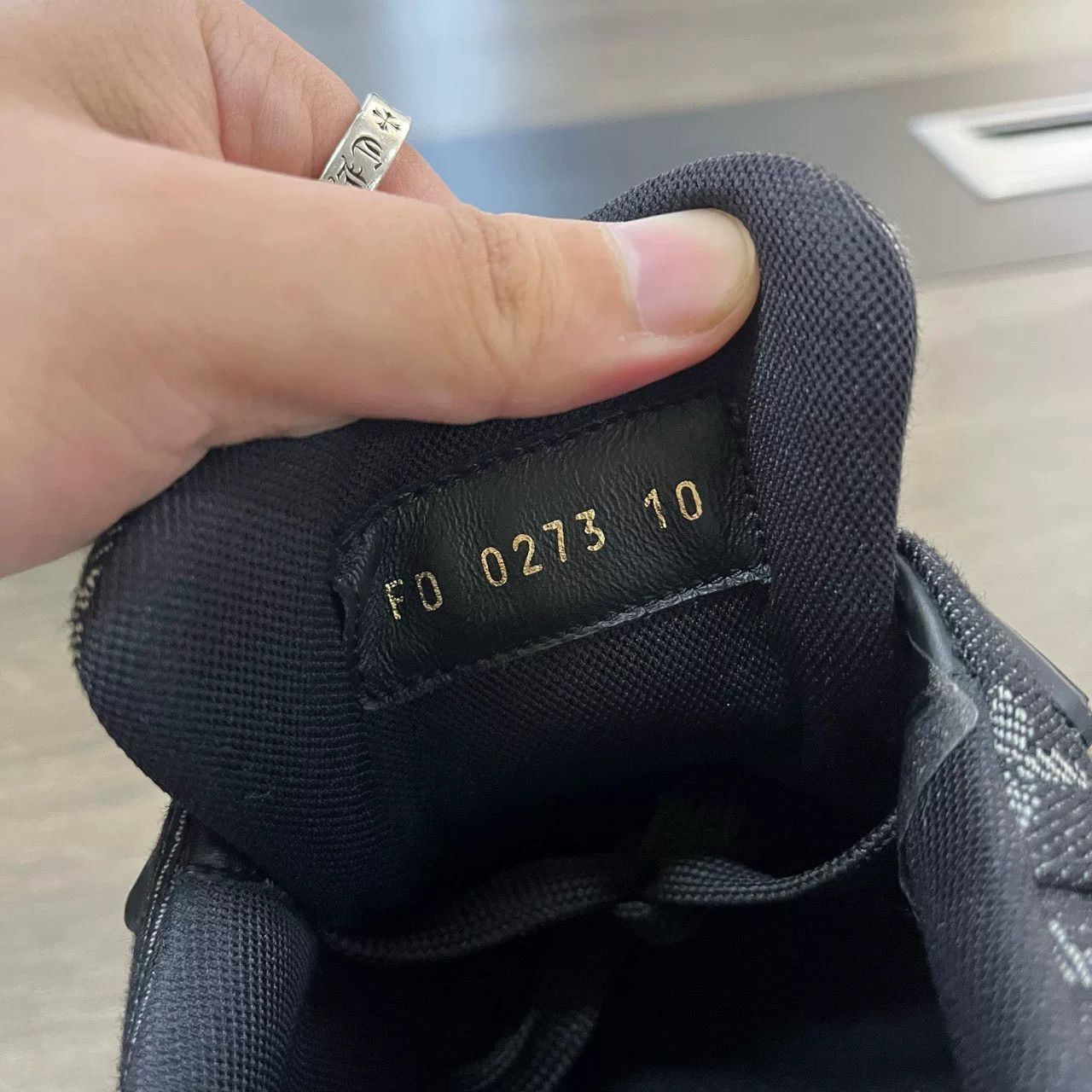 Louis Vuitton LV Trainer Black Denim Sneakers Size 44 Size US 11 / EU 44 - 7 Thumbnail