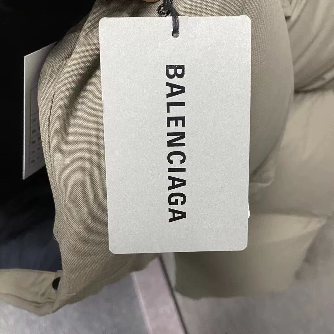 Balenciaga Balenciaga 23 Brown Double Logo Down Jacket Size US XS / EU 42 / 0 - 4 Thumbnail