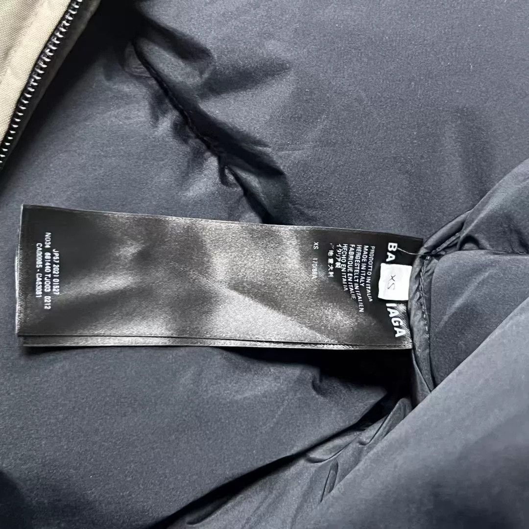 Balenciaga Balenciaga 23 Brown Double Logo Down Jacket Size US XS / EU 42 / 0 - 5 Thumbnail
