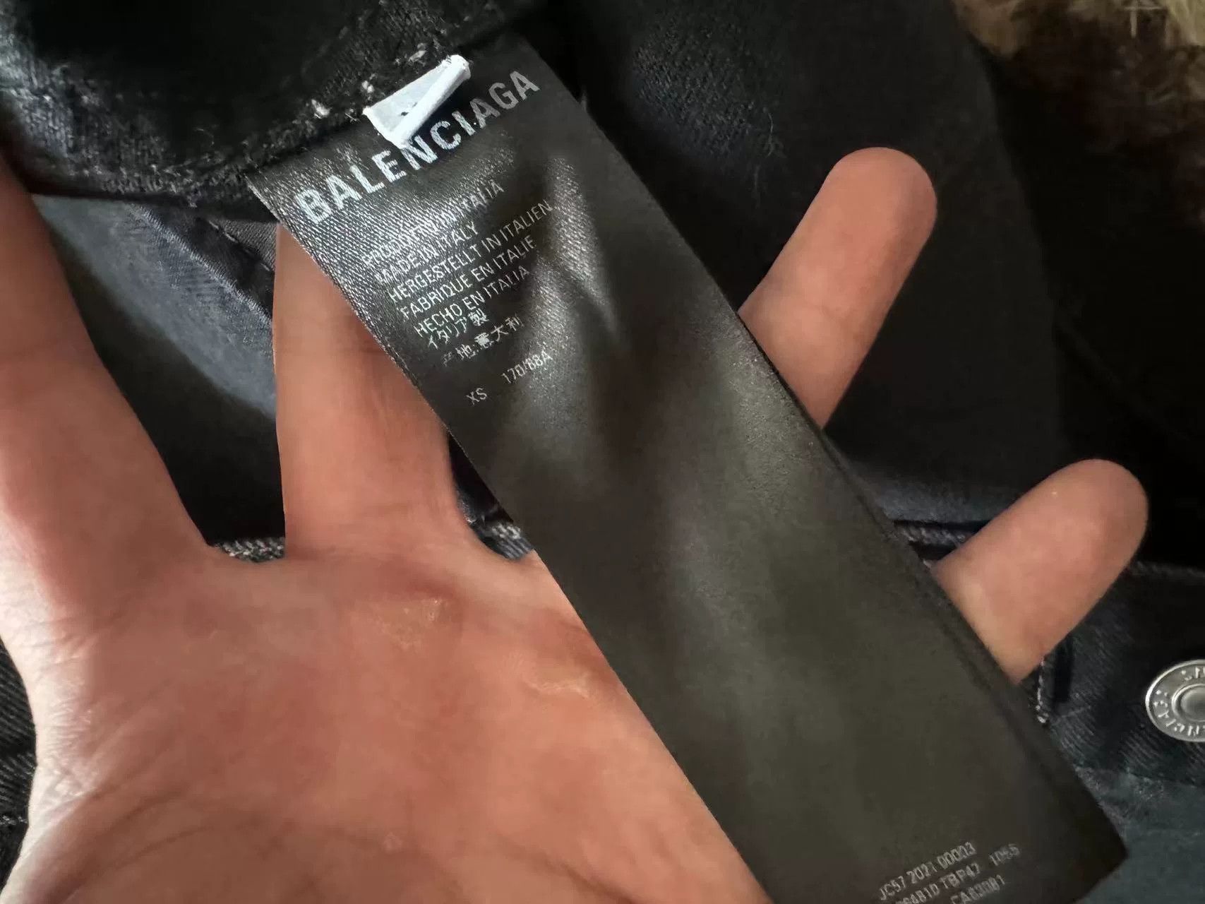 Balenciaga Balenciaga FW21 GAMER Denim Jacket Size US XS / EU 42 / 0 - 3 Thumbnail