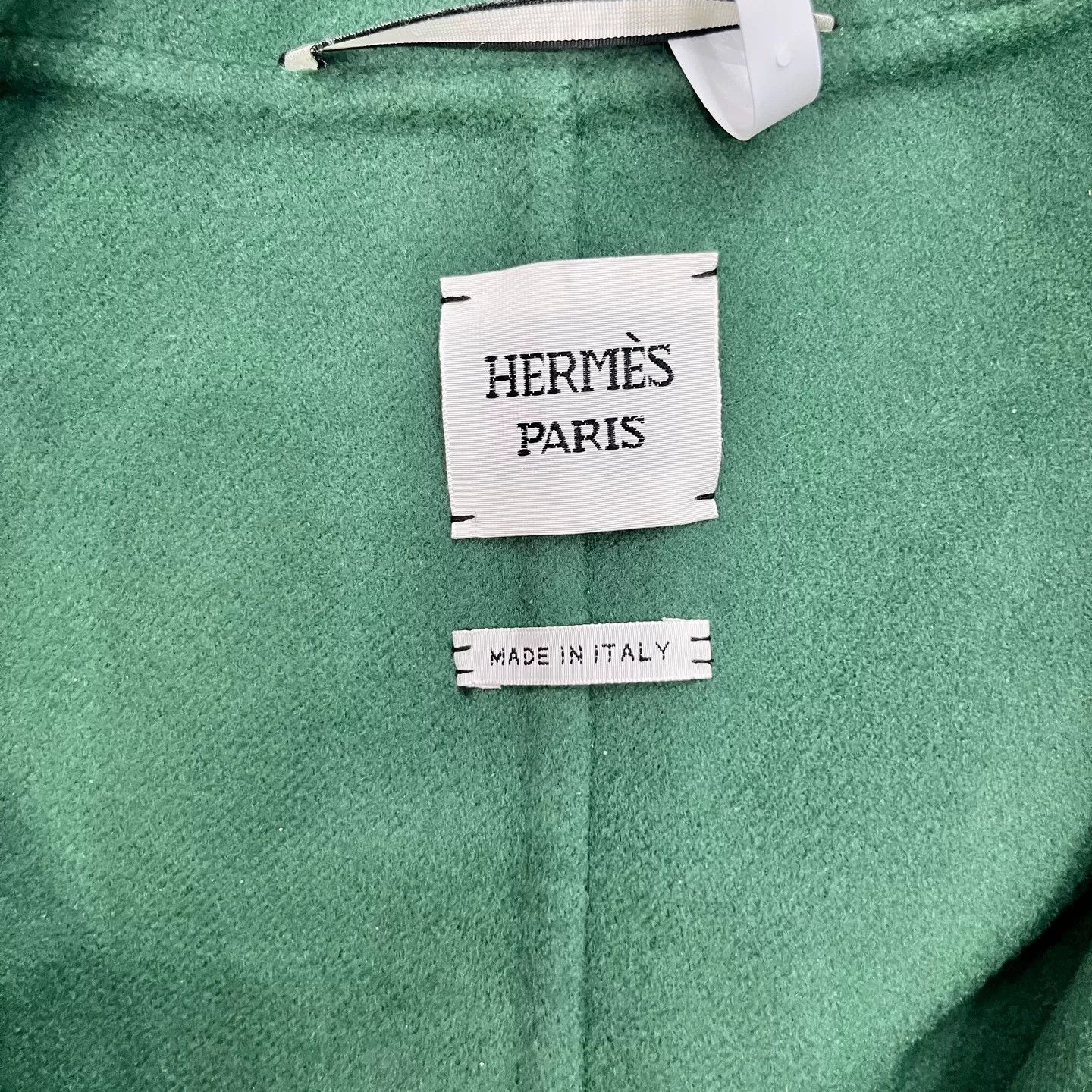 Hermes Hermes 24FW Green Cashmere Long Trench Coat Size US XS / EU 42 / 0 - 3 Thumbnail