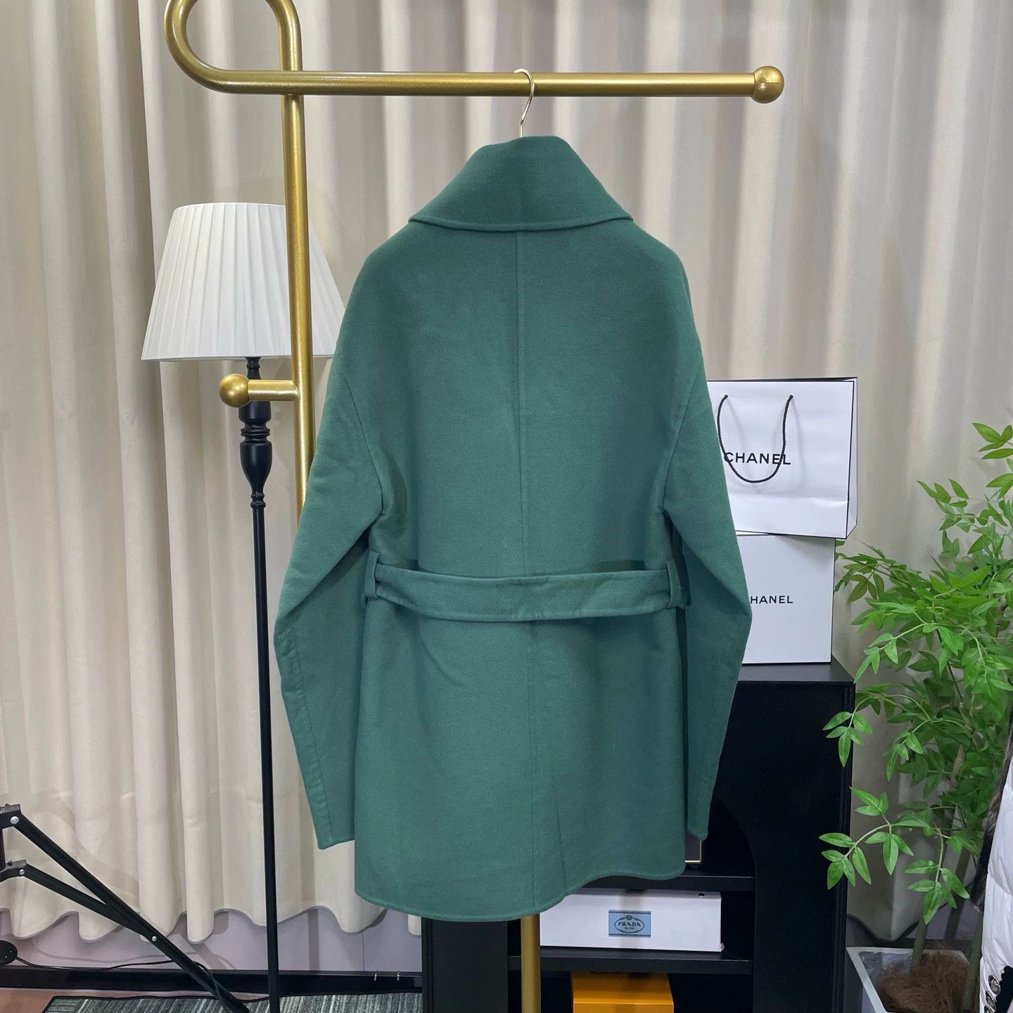 Hermes Hermes 24FW Green Cashmere Long Trench Coat Size US XS / EU 42 / 0 - 9 Thumbnail