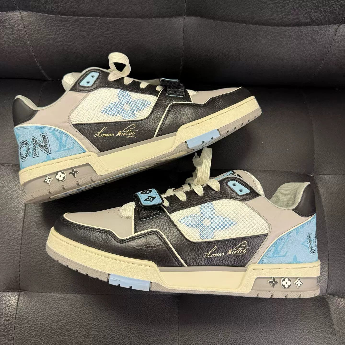 Louis Vuitton Louis Vuitton 2024 Trainer Low Top Sneakers Size US 9 / EU 42 - 6 Thumbnail
