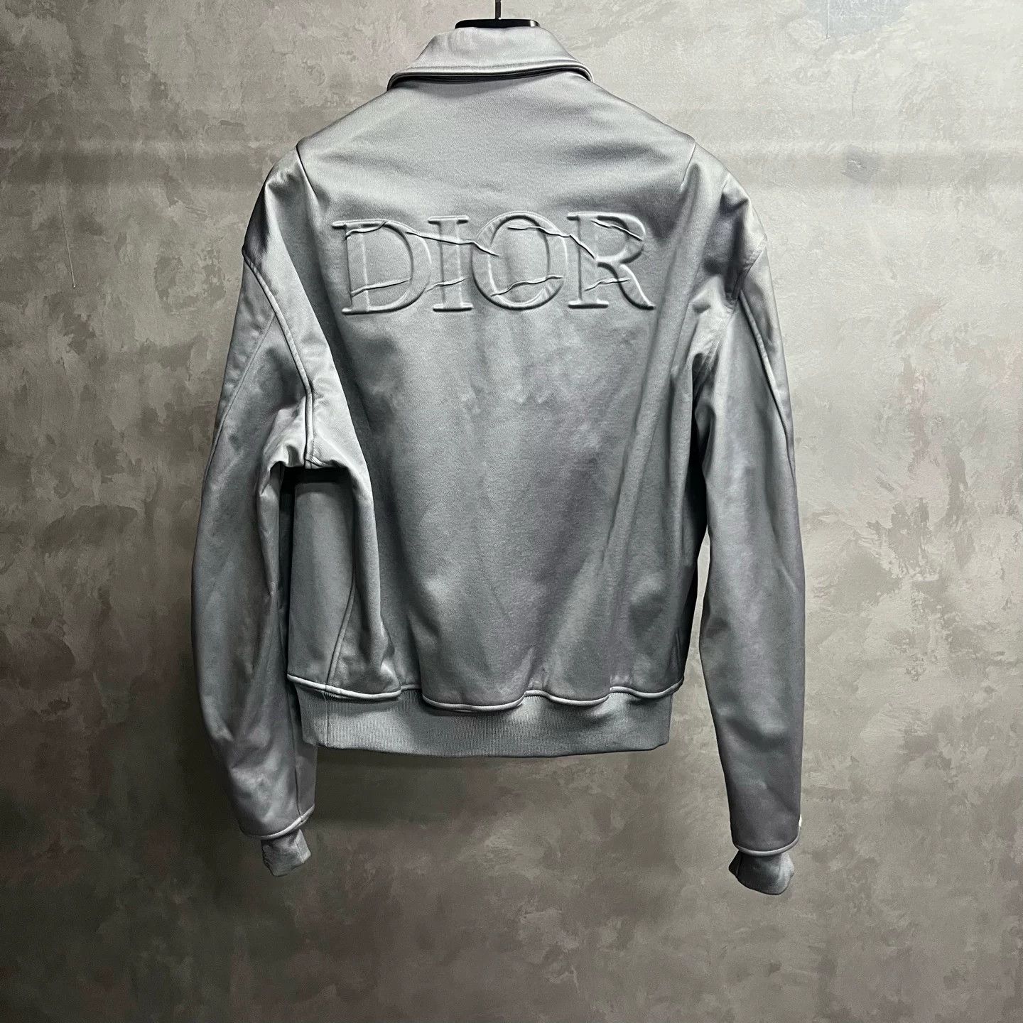 Dior dior gray embossed collar jacket Size US M / EU 48-50 / 2 - 5 Thumbnail