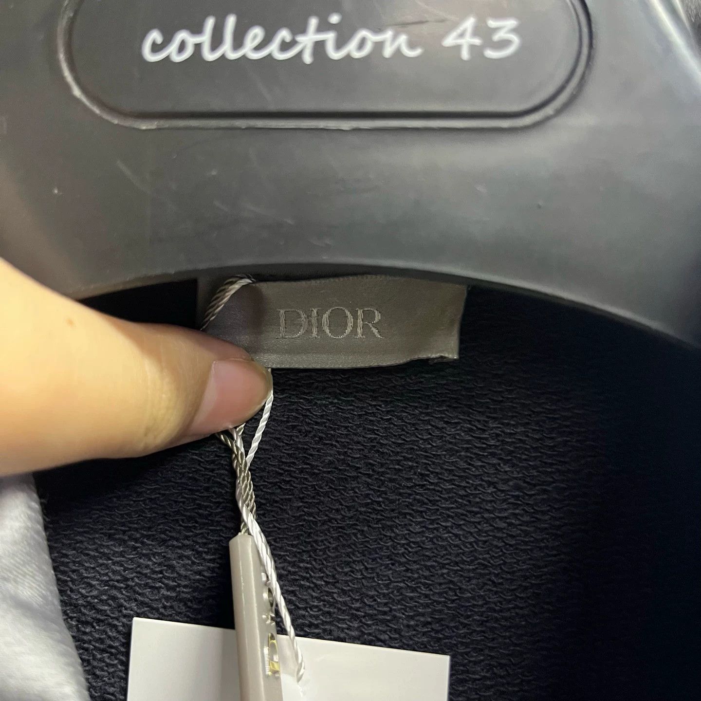 Dior Dior Gray Embossed Shine Collar Jacket Size US M / EU 48-50 / 2 - 4 Thumbnail