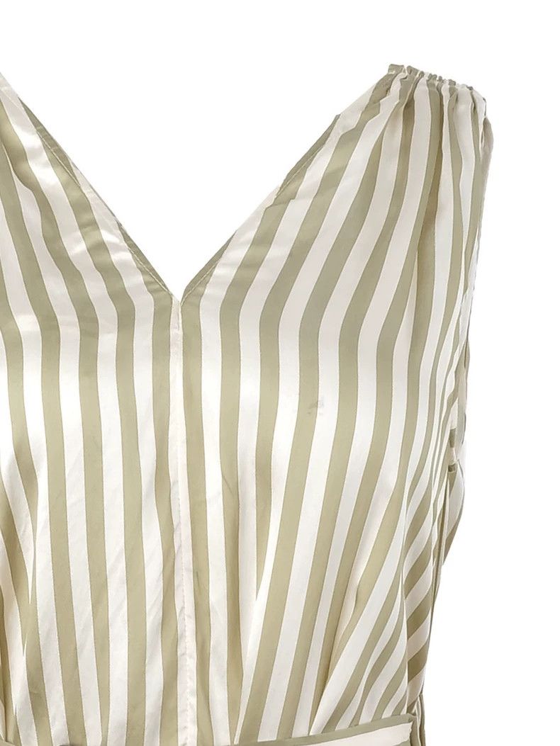 Brunello Cucinelli Brunello Cucinelli Silk Striped Dress XS Size US XS / EU 42 / 0 - 6 Thumbnail