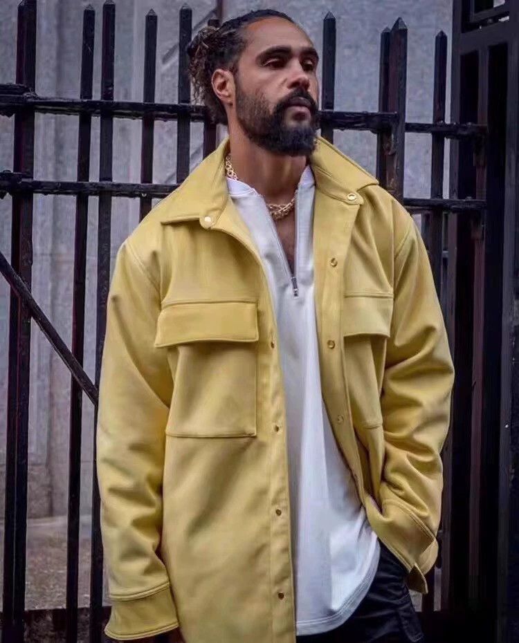 Fear of God Fear of God 6th Yellow Suede Shirt Jacket Size US XL / EU 56 / 4 - 3 Thumbnail
