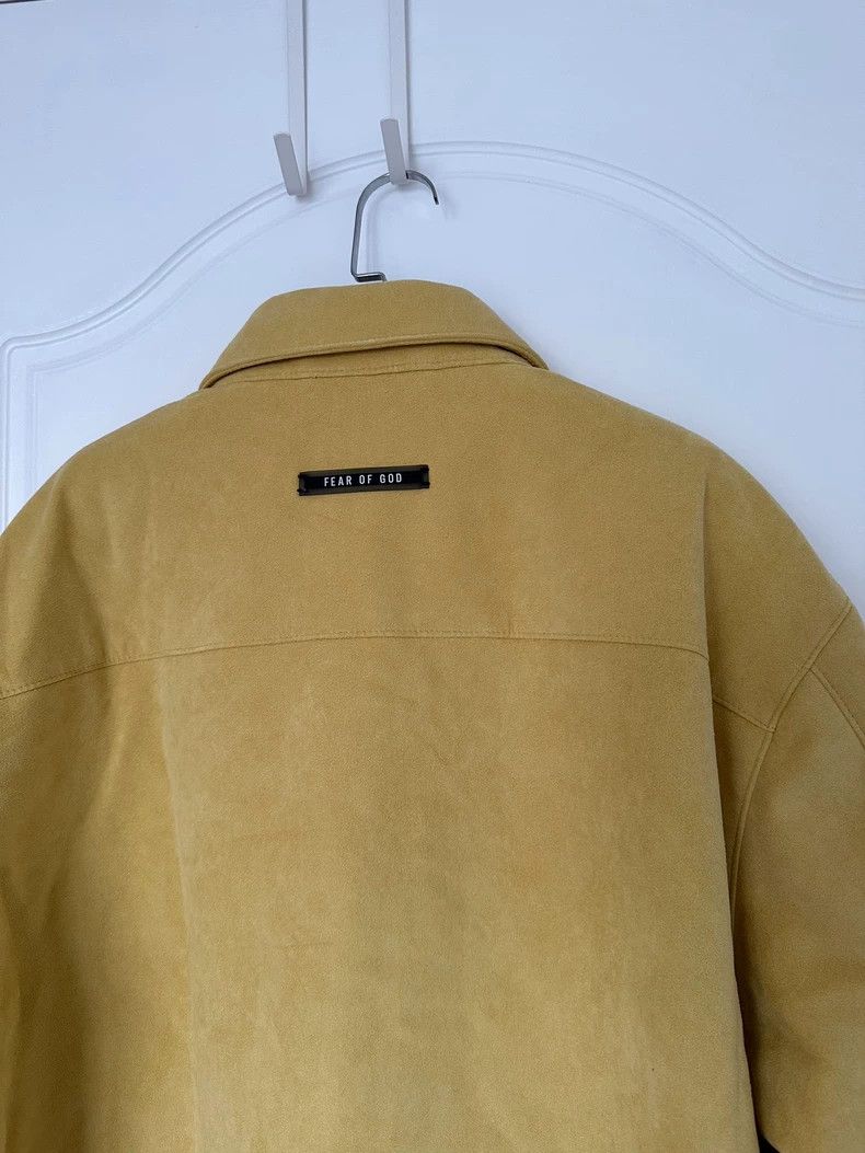 Fear of God Fear of God 6th Yellow Suede Shirt Jacket Size US XL / EU 56 / 4 - 5 Thumbnail
