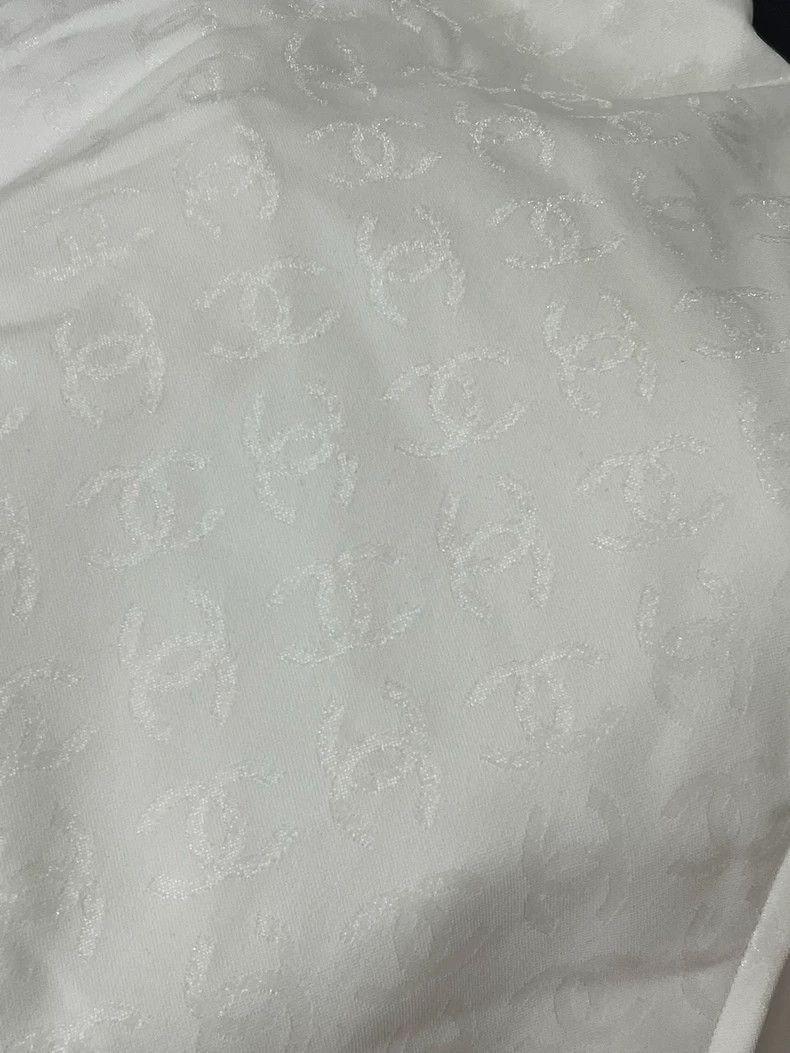 Chanel Chanel 23S White CC Swimsuit Size US 34 / EU 50 - 2 Thumbnail