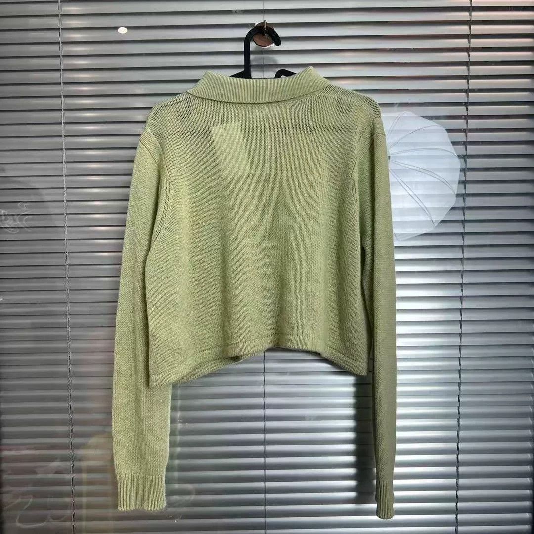 Hermes Hermes Avocado Cashmere Cardigan Size US L / EU 52-54 / 3 - 2 Thumbnail