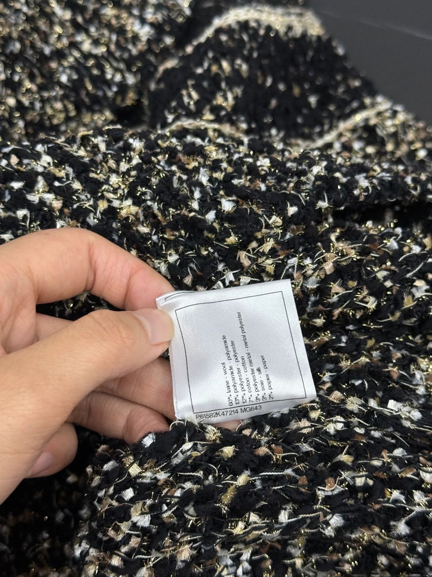 Chanel Chanel Egypt Series Black Gold Sweater Size US M / EU 48-50 / 2 - 7 Thumbnail