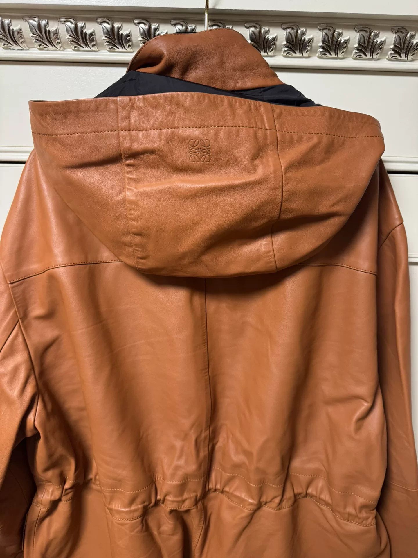 Loewe LOEWE Men's Casual Leather Jacket Size US L / EU 52-54 / 3 - 4 Thumbnail
