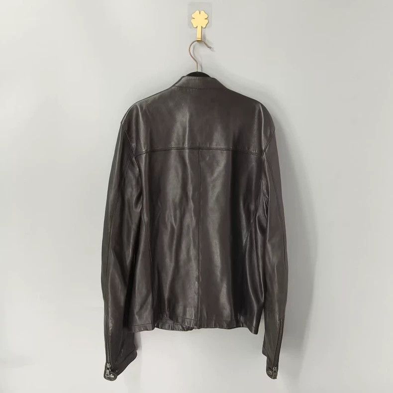 Prada PRADA Triangle Logo Leather Jacket Size US S / EU 44-46 / 1 - 2 Thumbnail
