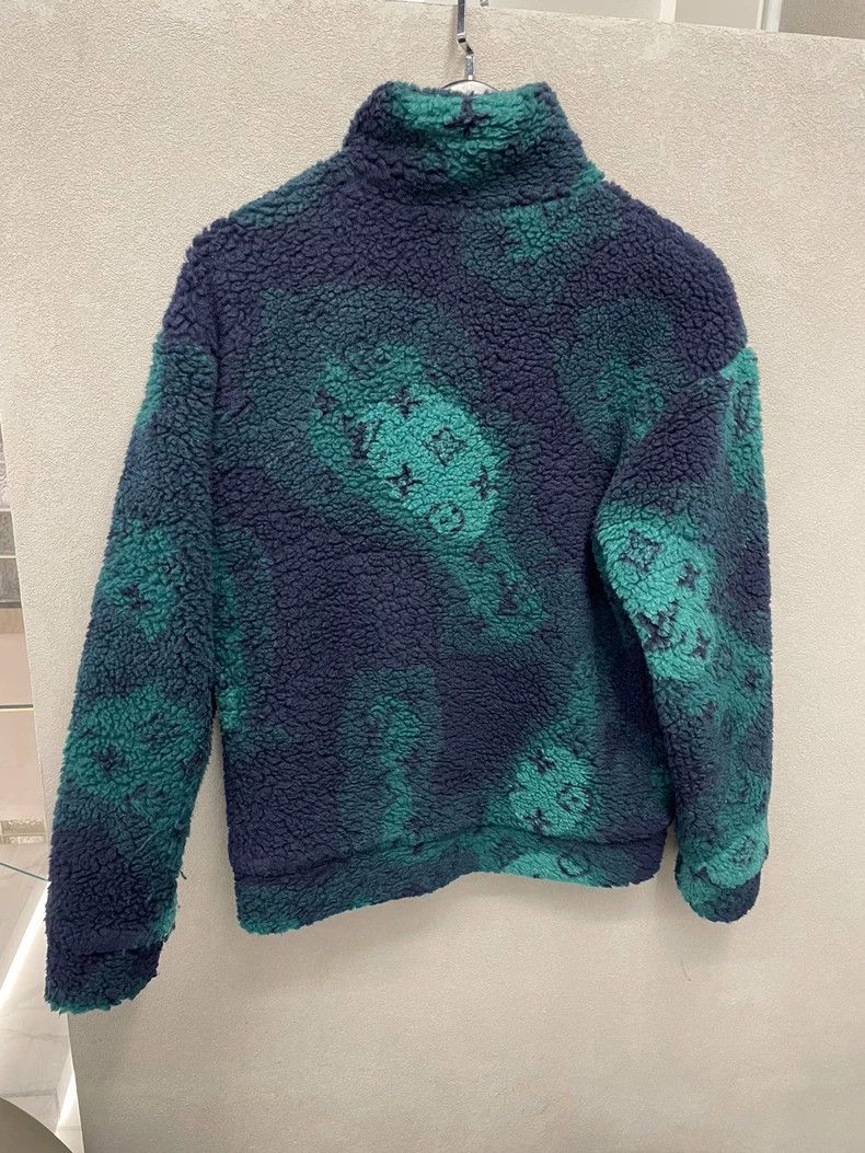 Louis Vuitton Louis Vuitton Green Teddy Fleece Jacket Size US S / EU 44-46 / 1 - 2 Thumbnail