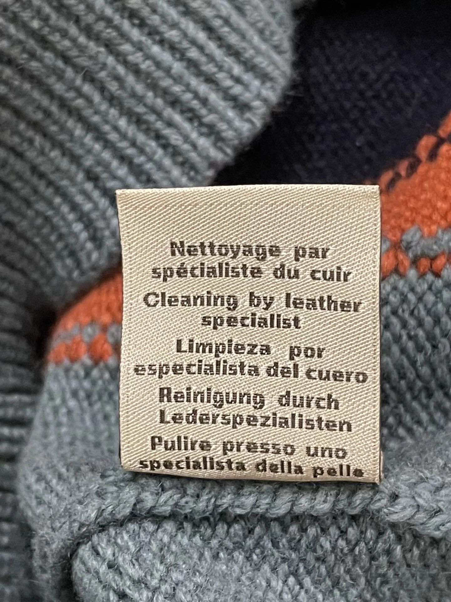 Hermes Hermes Blue Colorblock Cashmere Sweater Size US M / EU 48-50 / 2 - 6 Thumbnail