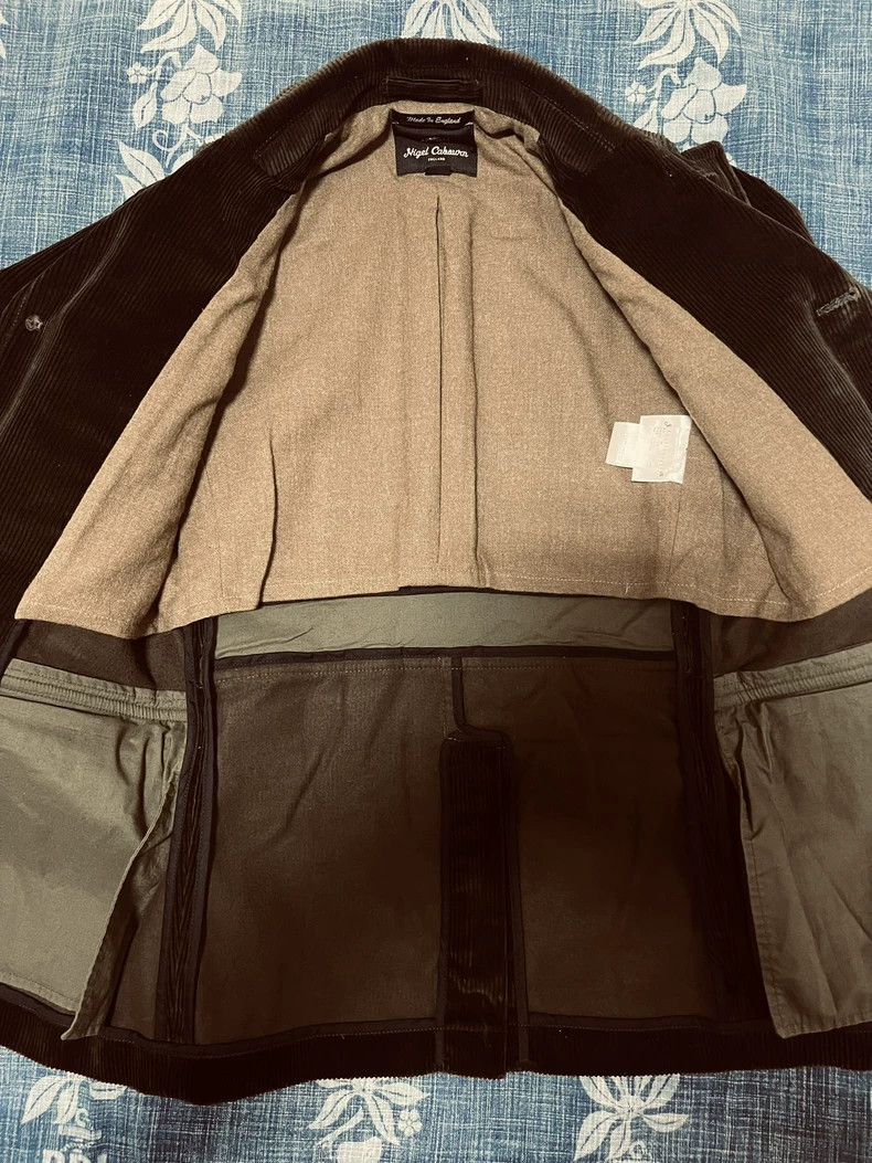 Nigel Cabourn Nigel Cabourn Cotton Stripe Jacket Size US L / EU 52-54 / 3 - 3 Thumbnail