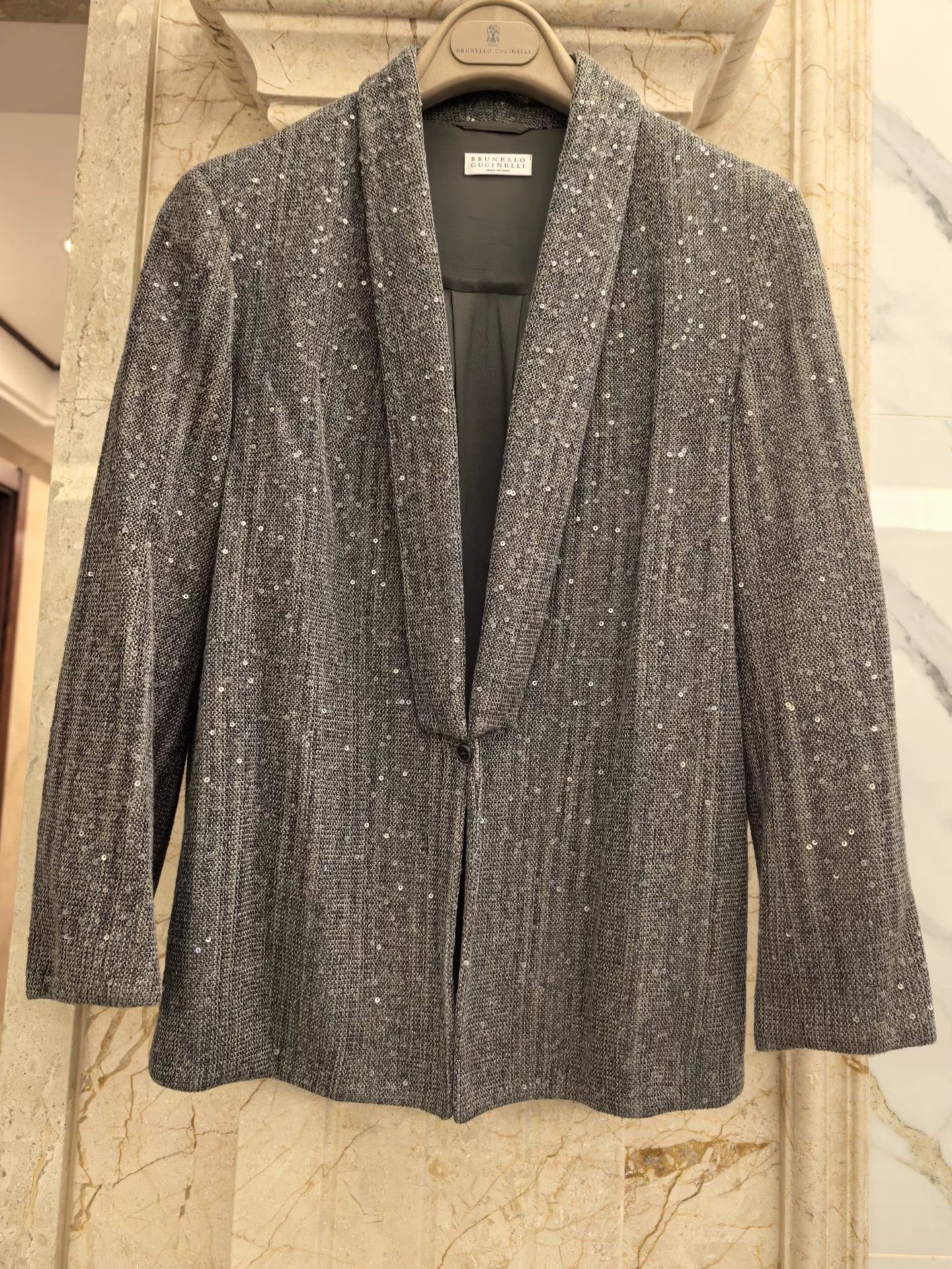 Brunello Cucinelli Brunello Cucinelli Silk-Linen Blazer Size US M / EU 48-50 / 2 - 6 Thumbnail