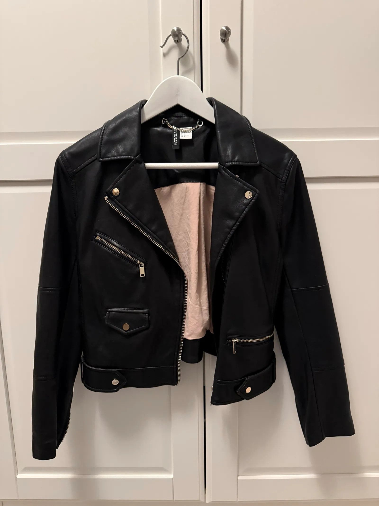H&M H&M Leather Jacket Size S / US 4 / IT 40 - 5 Thumbnail