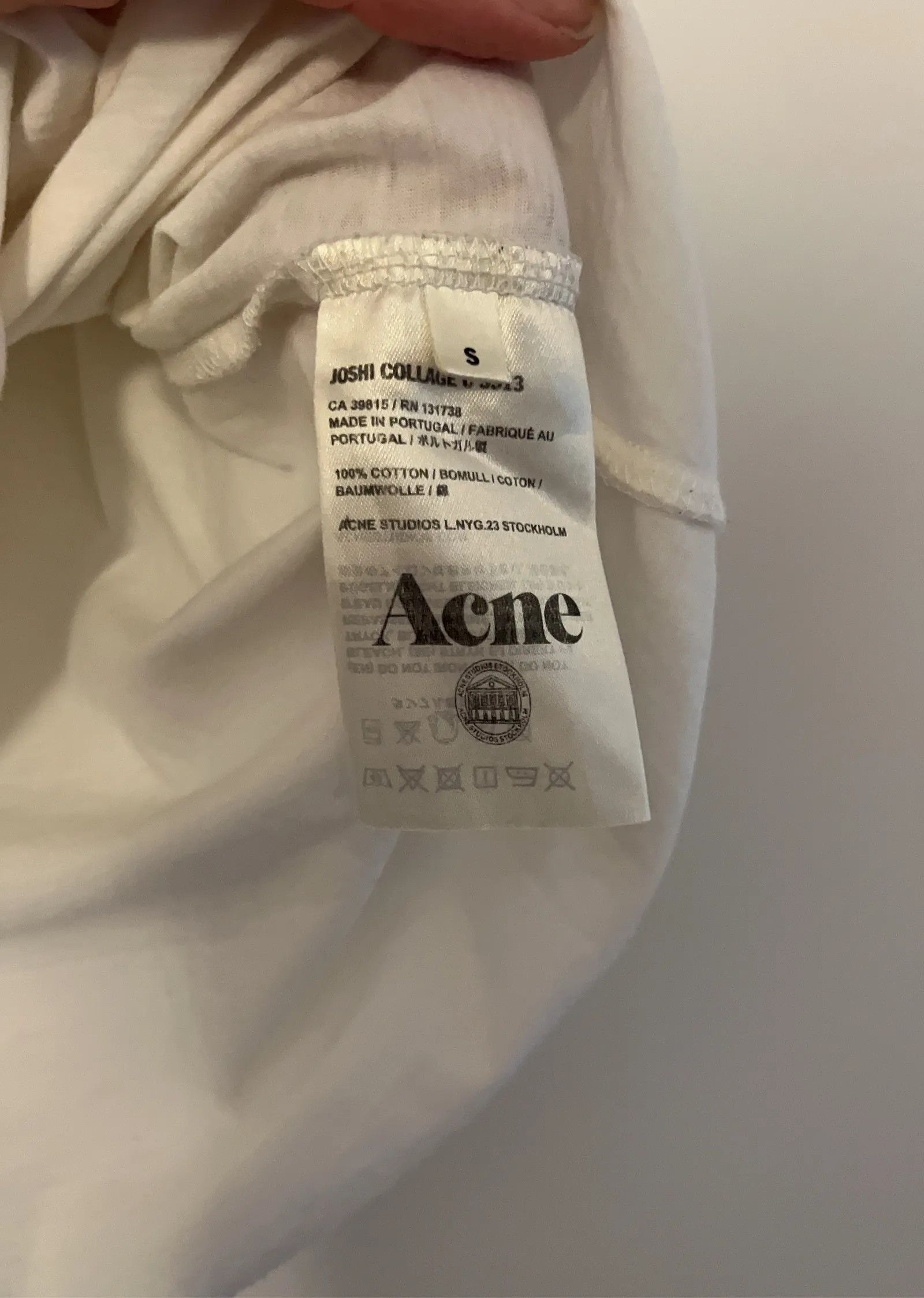 Acne Studios Acne Studios Joshi collage Short Sleeve T-shirt Size S / US 4 / IT 40 - 3 Thumbnail