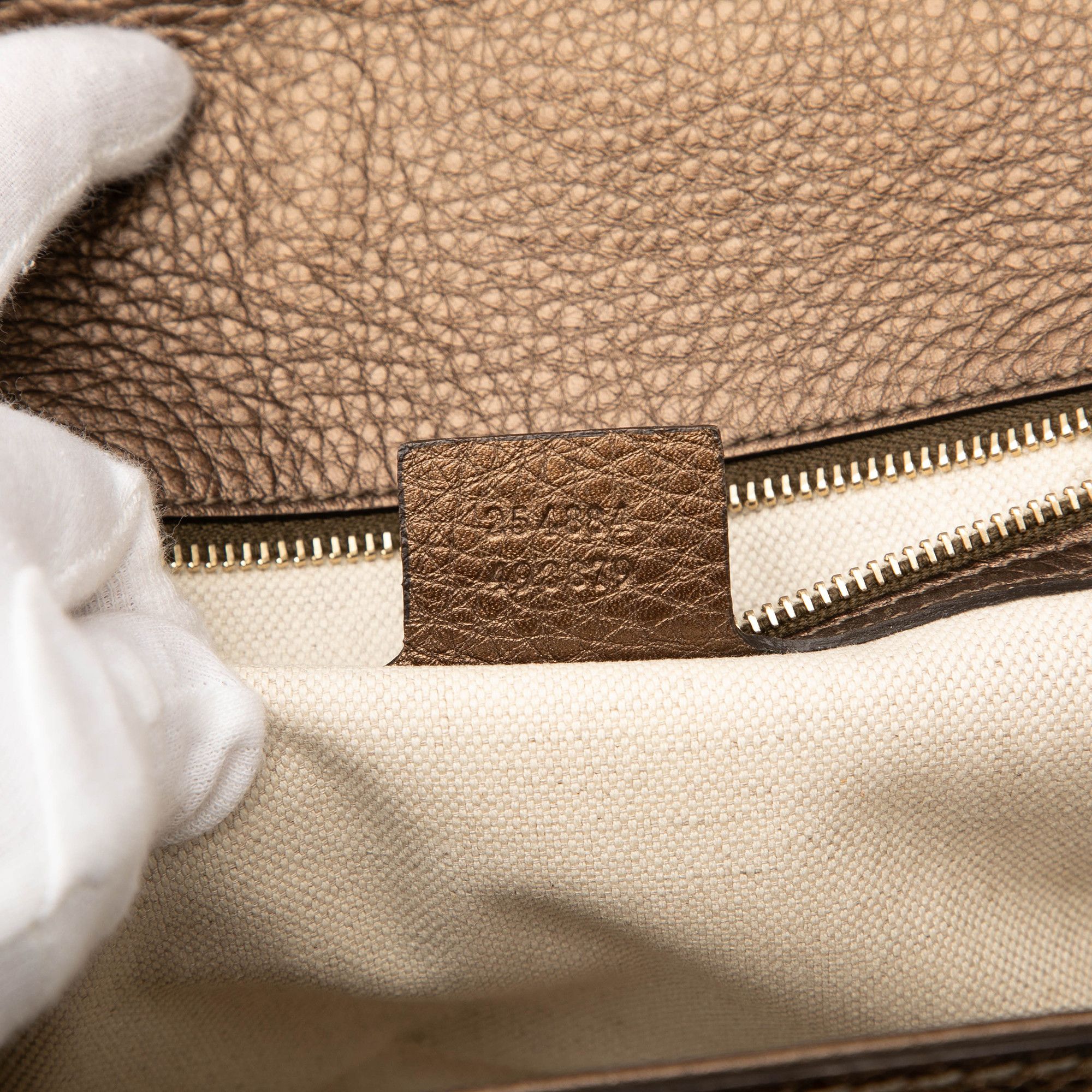 Gucci Gucci Medium Leather New Bamboo Satchel Size ONE SIZE - 6 Thumbnail