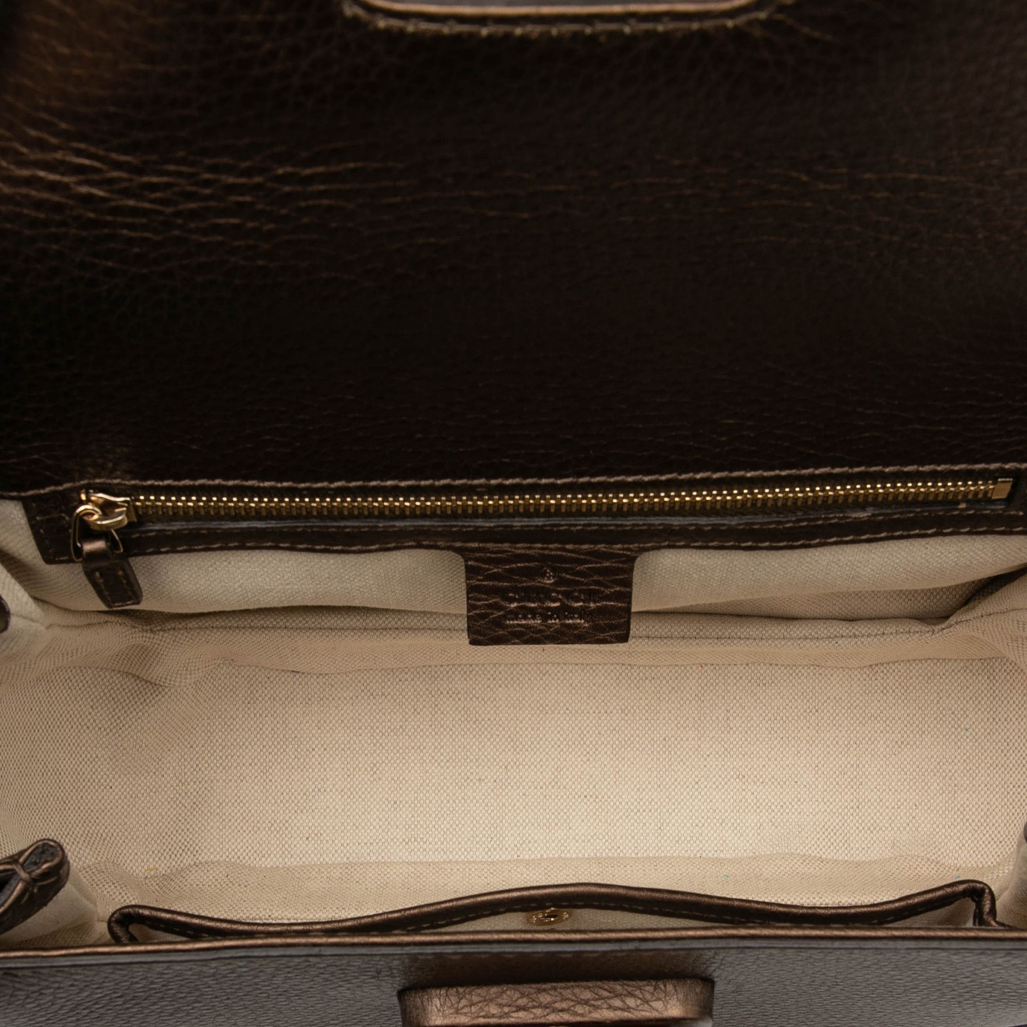 Gucci Gucci Medium Leather New Bamboo Satchel Size ONE SIZE - 4 Thumbnail