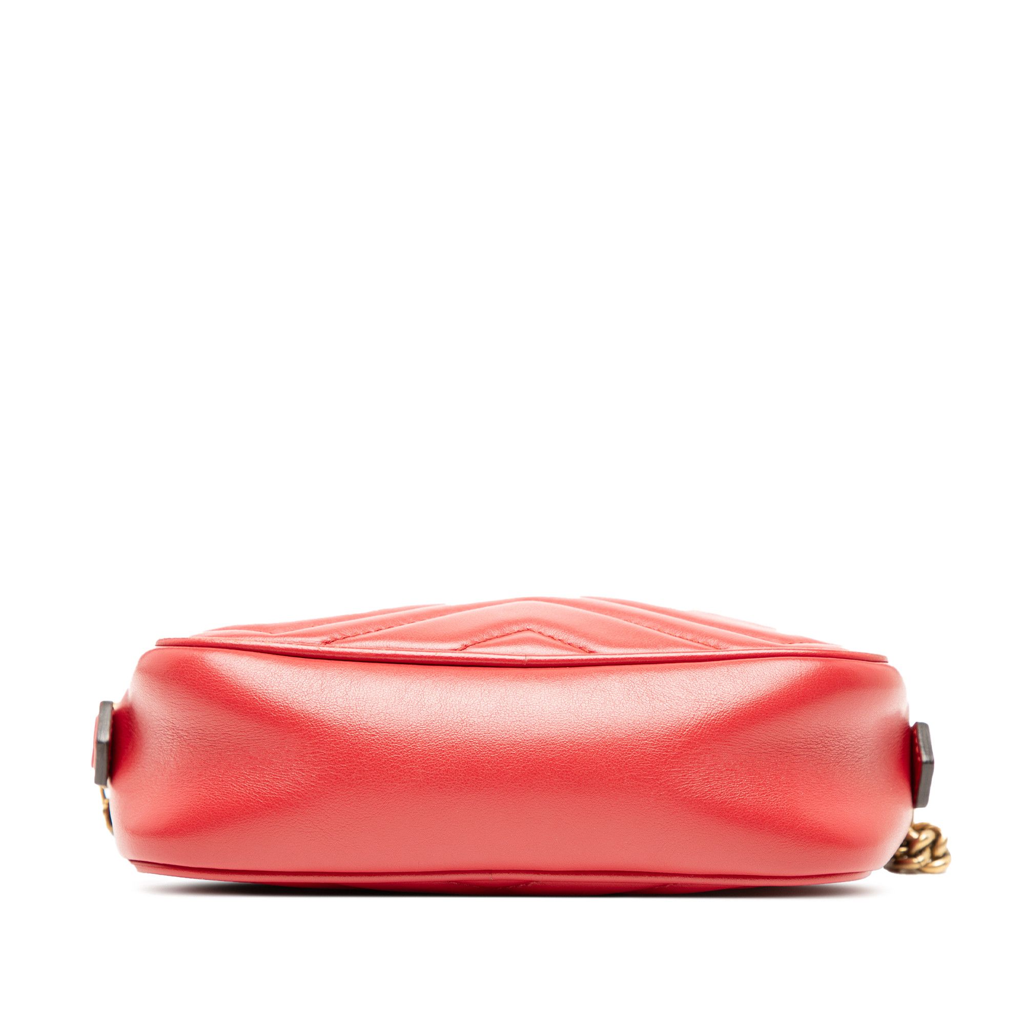 Gucci Gucci Mini GG Marmont Matelasse Leather Crossbody Size ONE SIZE - 3 Thumbnail