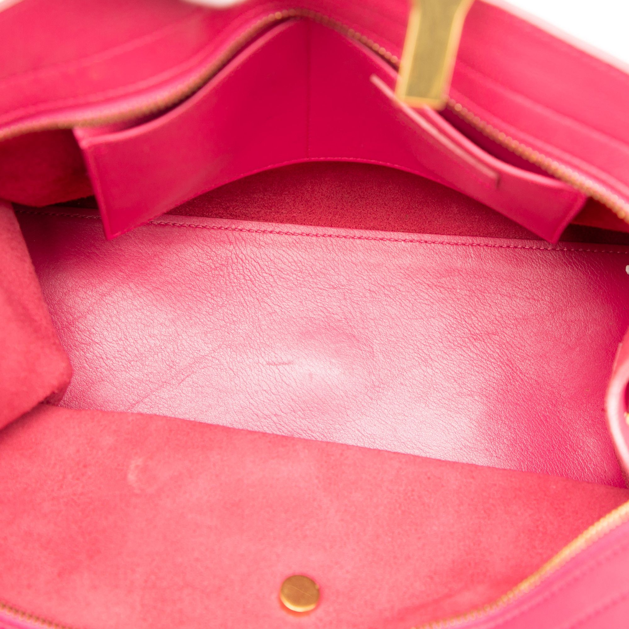 Yves Saint Laurent Yves Saint Laurent Small Calfskin Cabas Chyc Satchel Size ONE SIZE - 4 Thumbnail