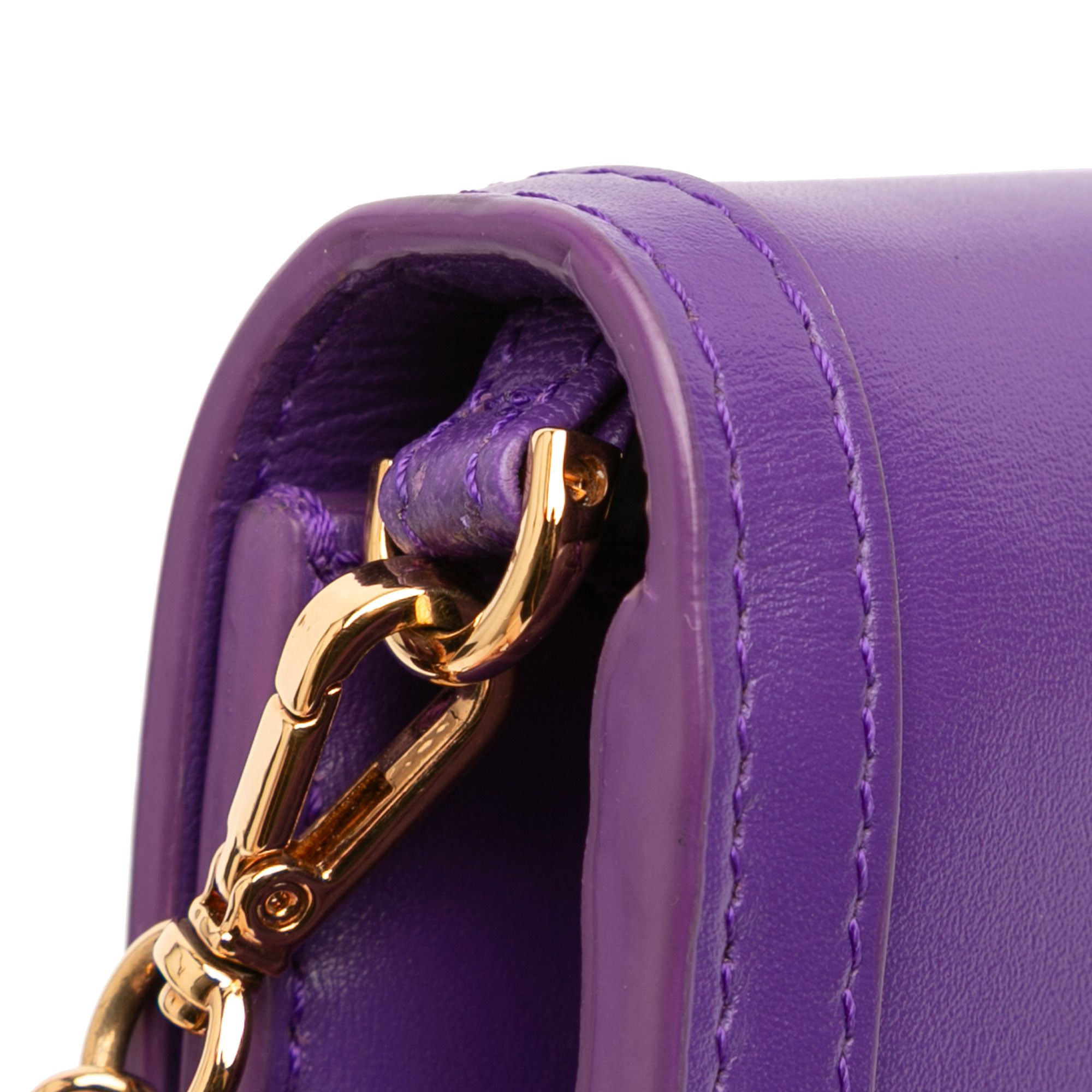 Versace Versace Leather Greca Goddess Wallet on Chain Size ONE SIZE - 10 Thumbnail
