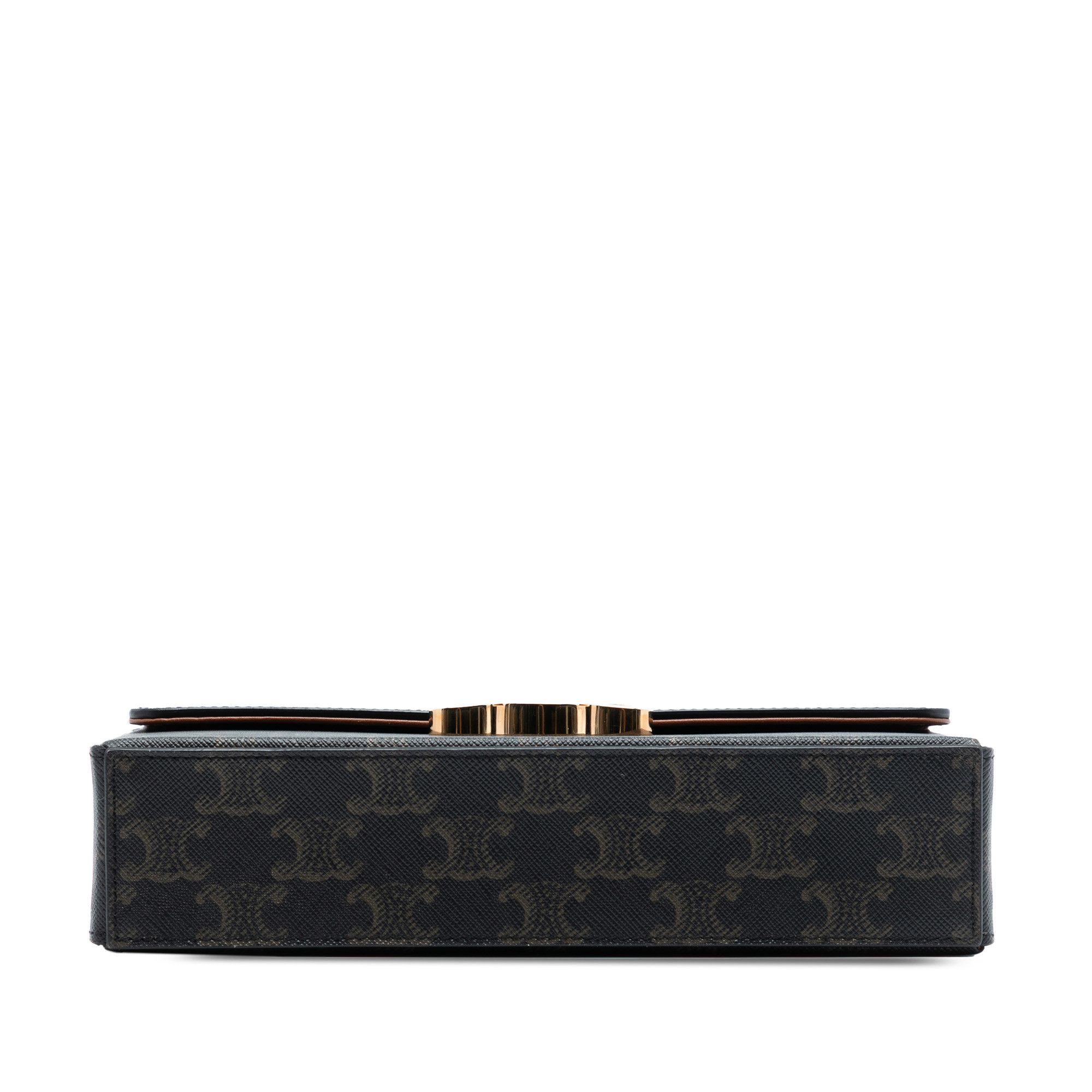 Celine Celine Triomphe Coated Canvas Box Top Handle Bag Size ONE SIZE - 3 Thumbnail