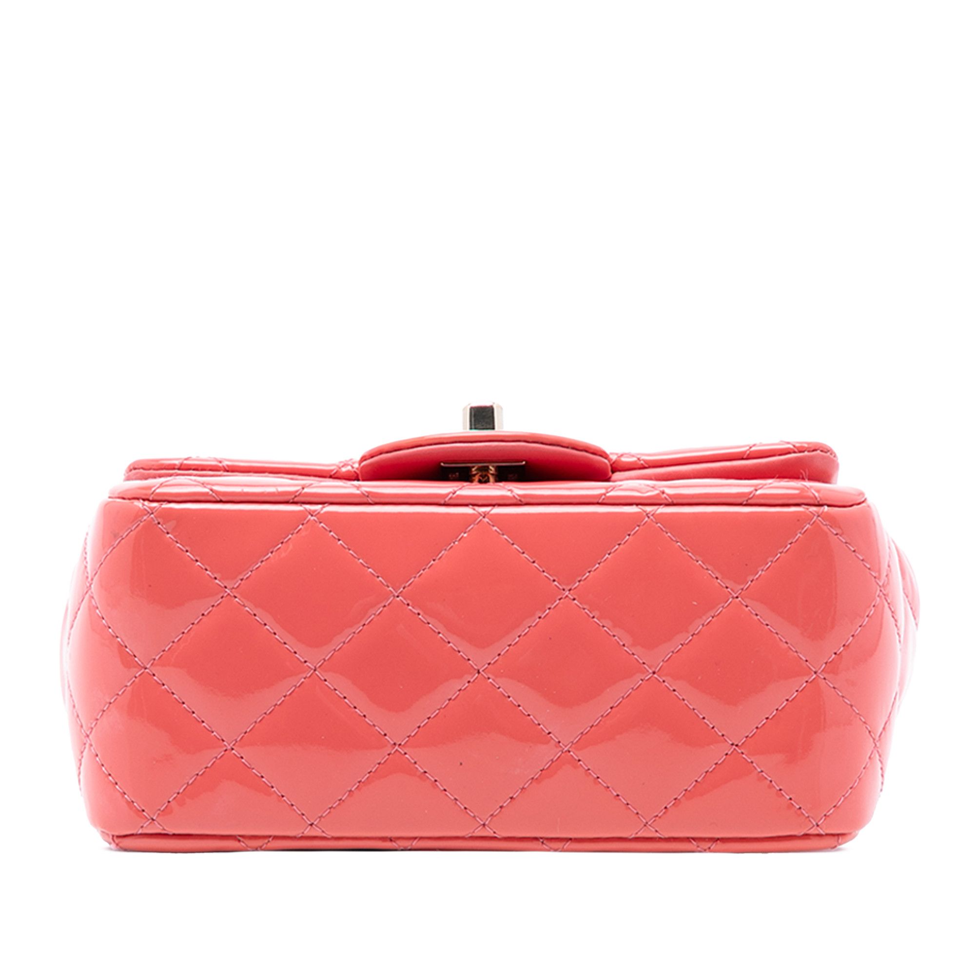 Chanel Chanel Mini Square Classic Patent Single Flap Size ONE SIZE - 3 Thumbnail