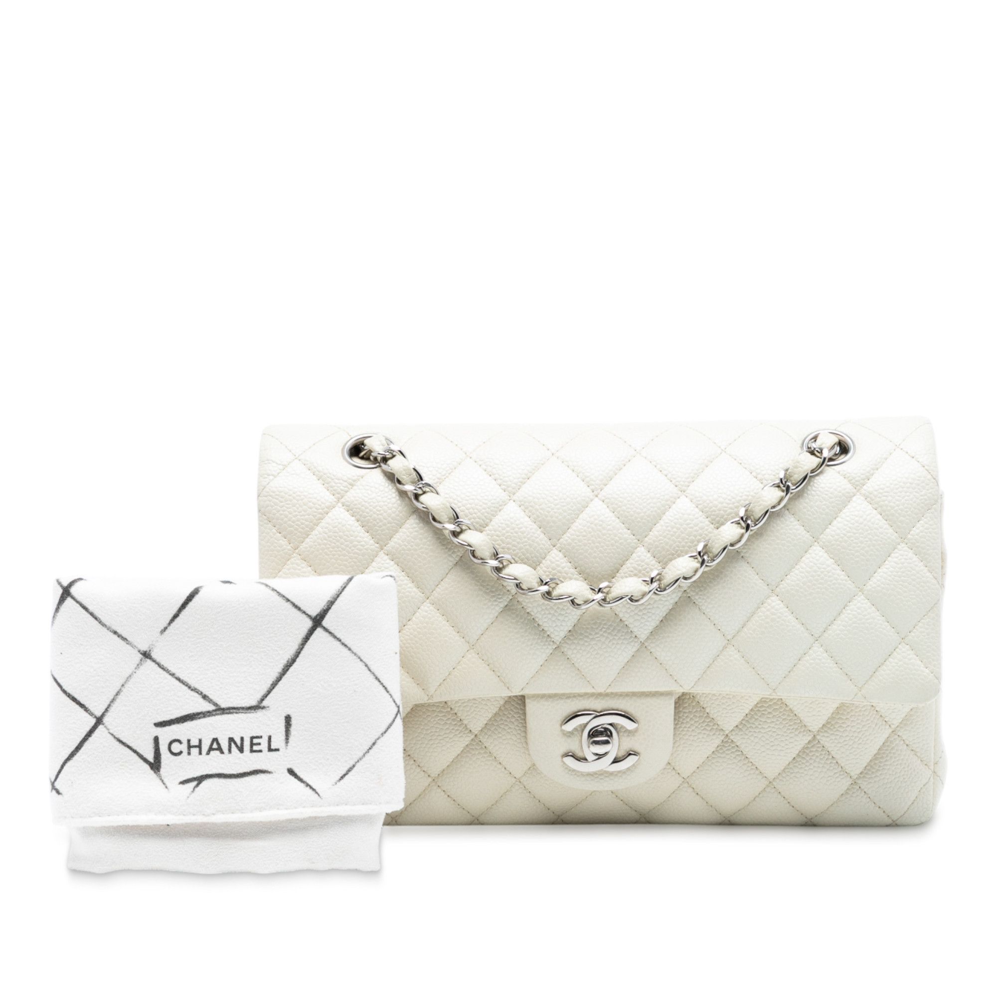 Chanel Chanel Medium Classic Caviar Double Flap Size ONE SIZE - 8 Thumbnail