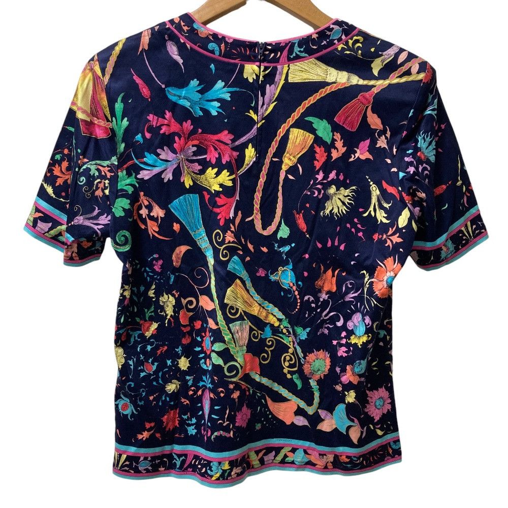 Other Other LEONARD Ribbon Print Short Sleeve Top Cotton Tops DUTY FREE for USA Size ONE SIZE - 3 Thumbnail