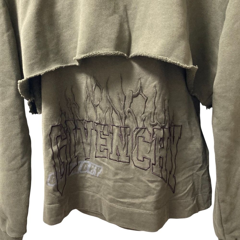 Givenchy Givenchy Embroidered Logo Graphic Cotton Sweatshirt Cotton Sweatshirts & Hoodies BWJ03K3ZBJ DUTY FREE for USA