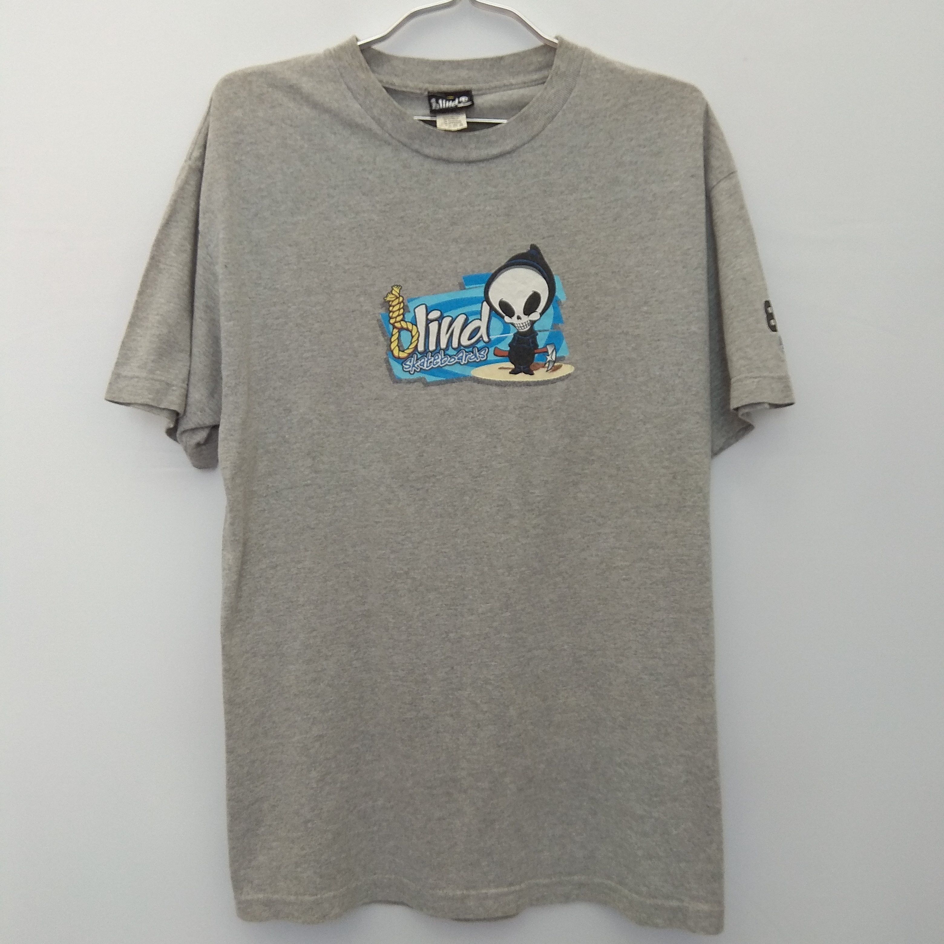 Streetwear × Vintage Rare 90s Vintage Blind Skateboard Men Tshirt 