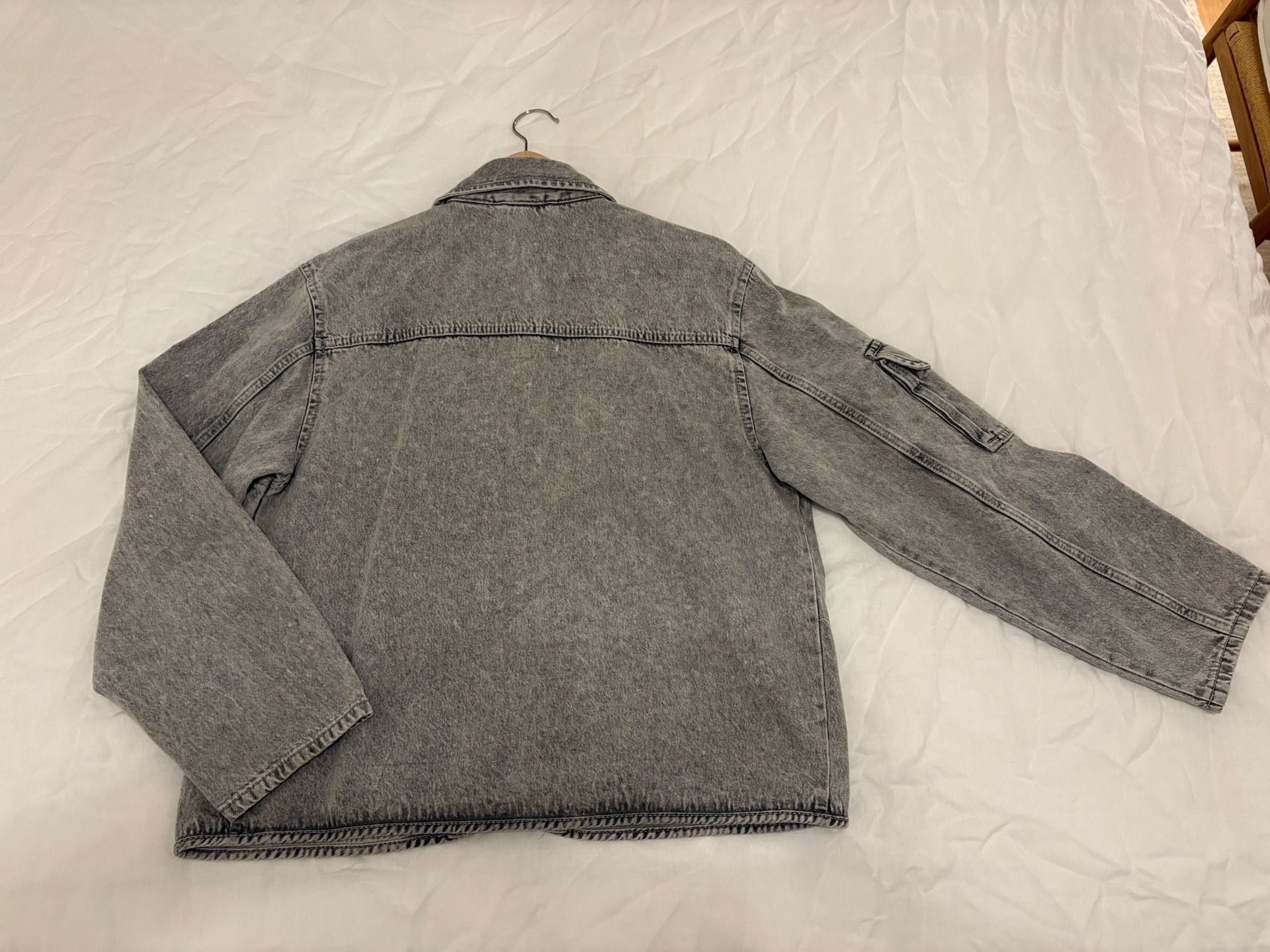 H&M H&M Cargo Jeans Jacket Jacket Size S / US 4 / IT 40 - 3 Thumbnail
