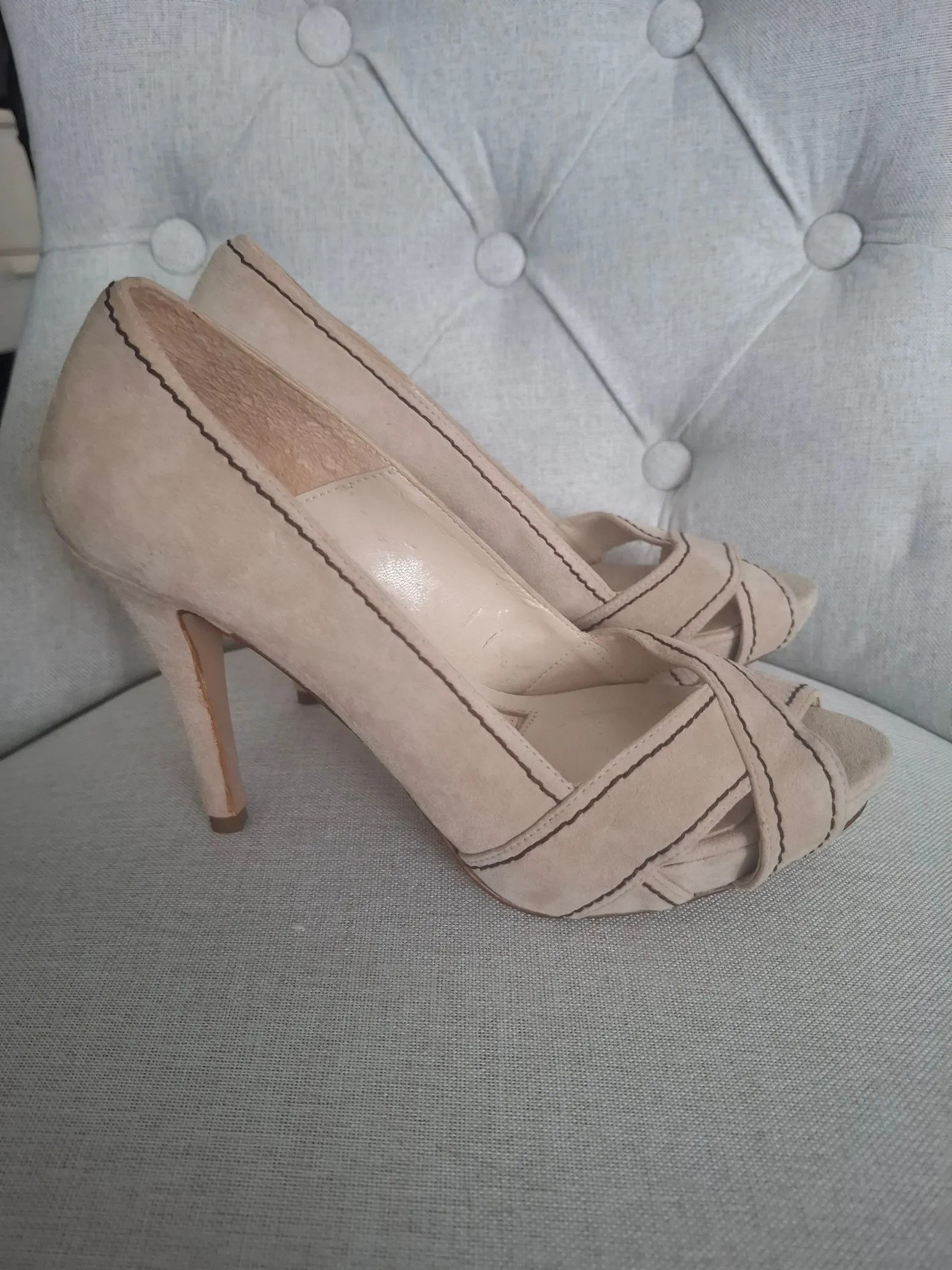 Zara ZARA Woman Heels Size US 7 / IT 37 - 2 Thumbnail