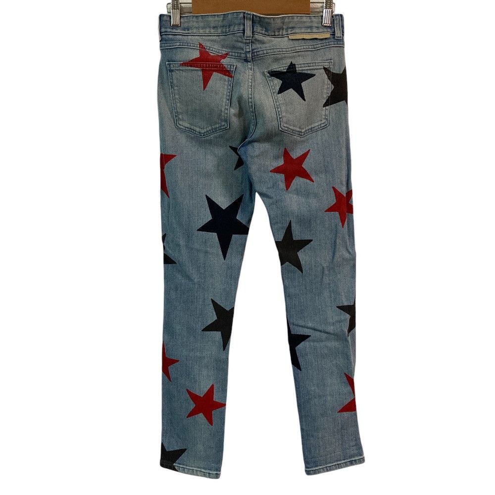 Stella McCartney Stella Mccartney Stella McCartney Star Print Stretch Denim Pants Denim Jeans DUTY FREE for USA Size ONE SIZE - 2 Thumbnail