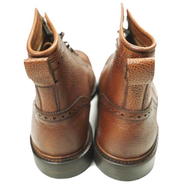 Ralph Lauren Ralph Lauren RRL BOWERY BOOTS MAHOGANY GRAIN Brogue Boots Leather Shoes 823511715001 DUTY FREE for USA Size ONE SIZE - 4 Thumbnail