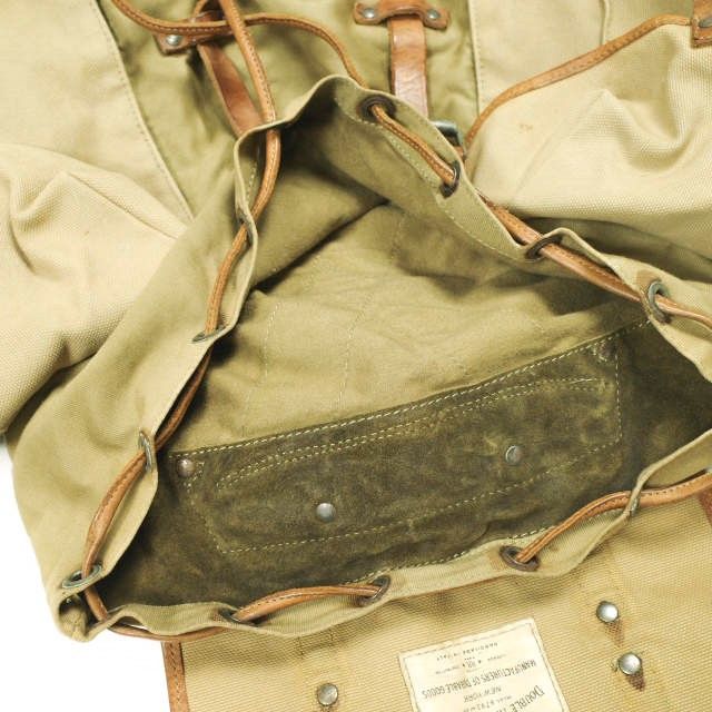 Ralph Lauren Ralph Lauren RRL CANVAS BAG PACK Canvas Leather Backpack Canvas Backpack DUTY FREE for USA Size ONE SIZE - 7 Thumbnail