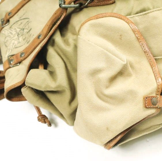 Ralph Lauren Ralph Lauren RRL CANVAS BAG PACK Canvas Leather Backpack Canvas Backpack DUTY FREE for USA Size ONE SIZE - 5 Thumbnail