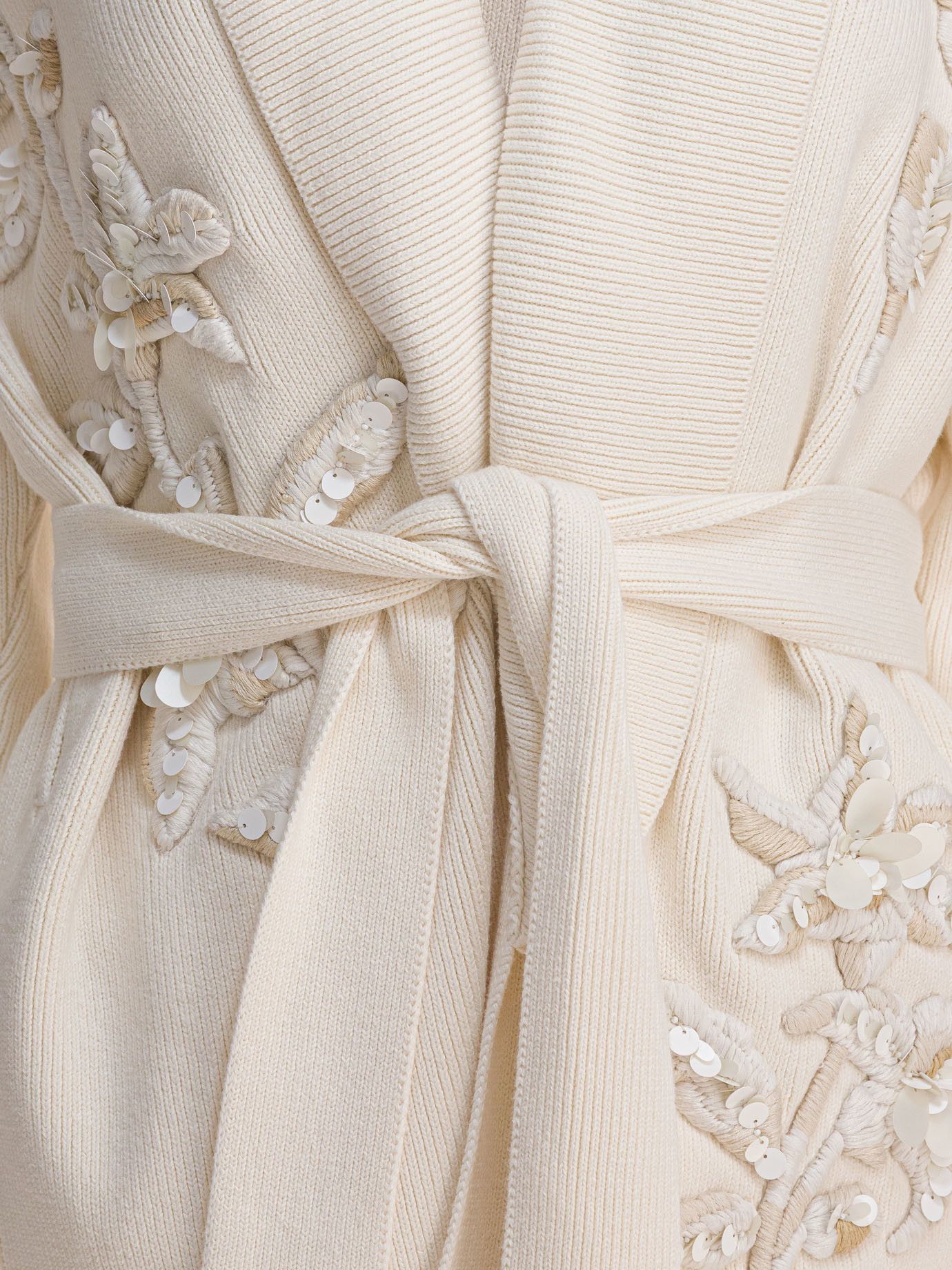 Golden Goose Golden Goose Cardigan With Floral Embroidery tag size L Women - USA Duties Paid Size L / US 10 / IT 46 - 3 Thumbnail