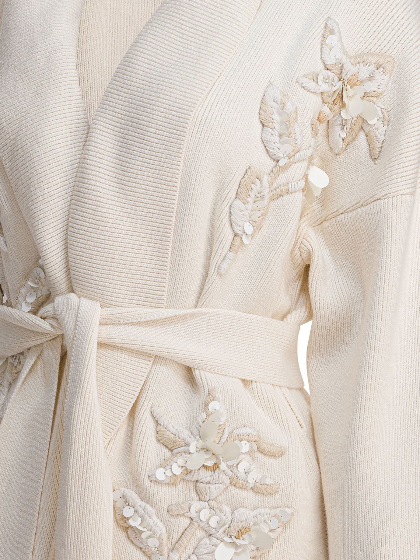Golden Goose Golden Goose Cardigan With Floral Embroidery tag size L Women - USA Duties Paid Size L / US 10 / IT 46 - 4 Thumbnail
