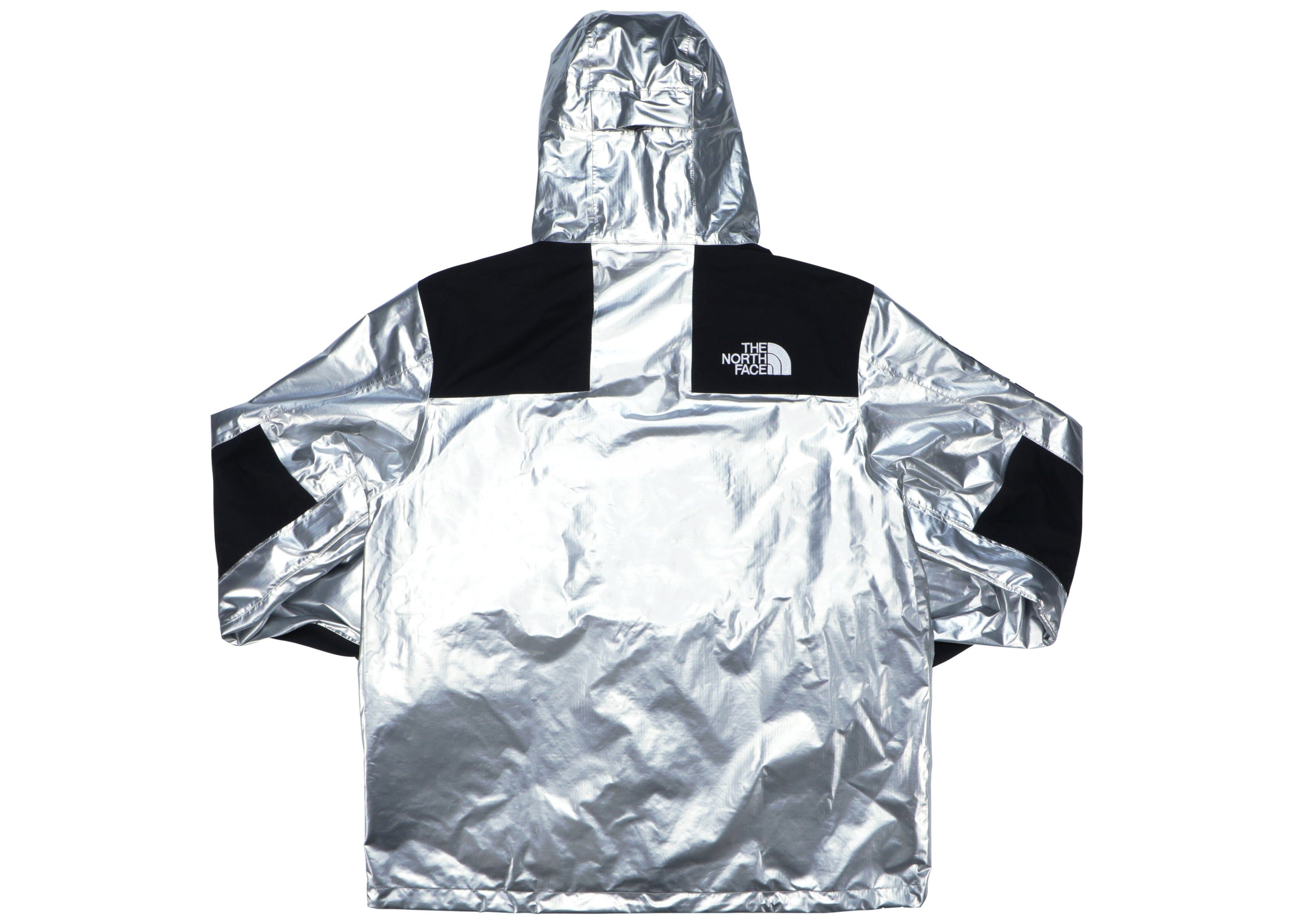 Supreme The North Face Metallic Mountain Parka Silver Size US L / EU 52-54 / 3 - 3 Thumbnail