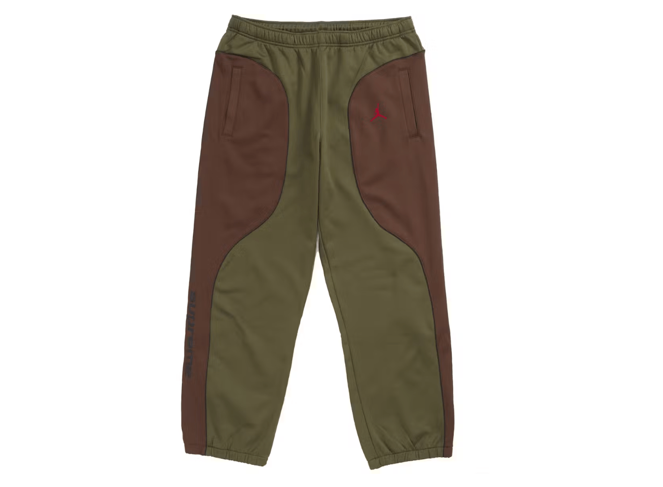 Supreme Jordan Tricot Track Pant (FW24) Olive Size US 34 / EU 50 - 2 Thumbnail