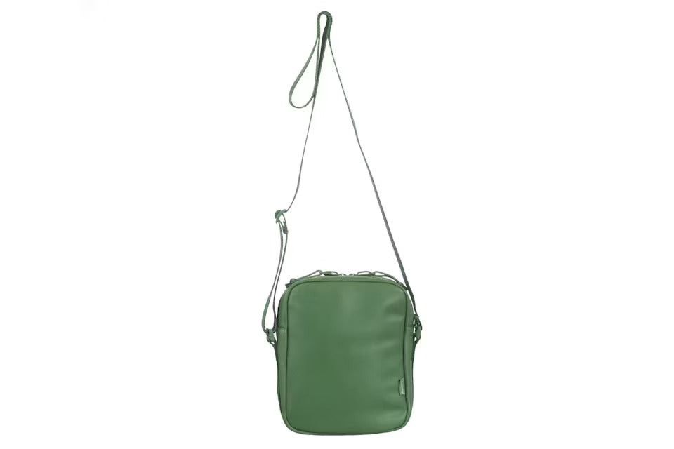 Supreme Leather Shoulder Bag Green Size ONE SIZE - 2 Thumbnail